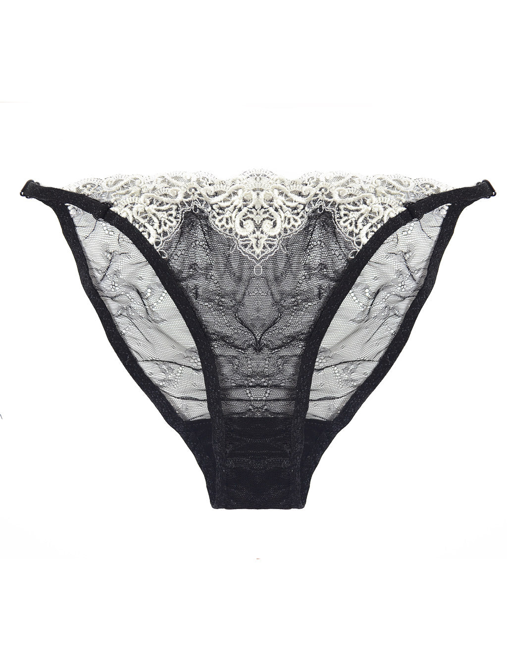 Hazel black lace panties