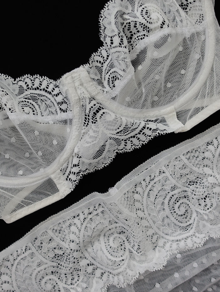 STELLA bridal ivory white bra