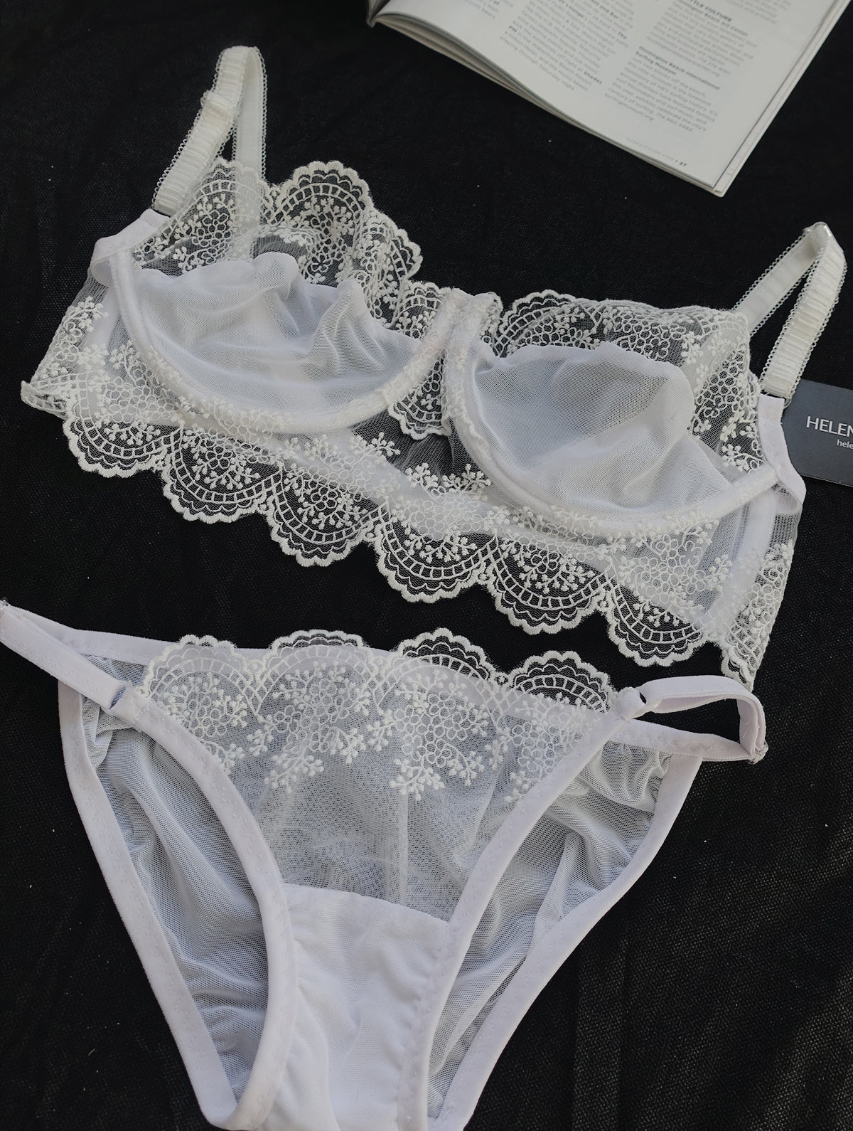 JOSEFINA bridal white bra