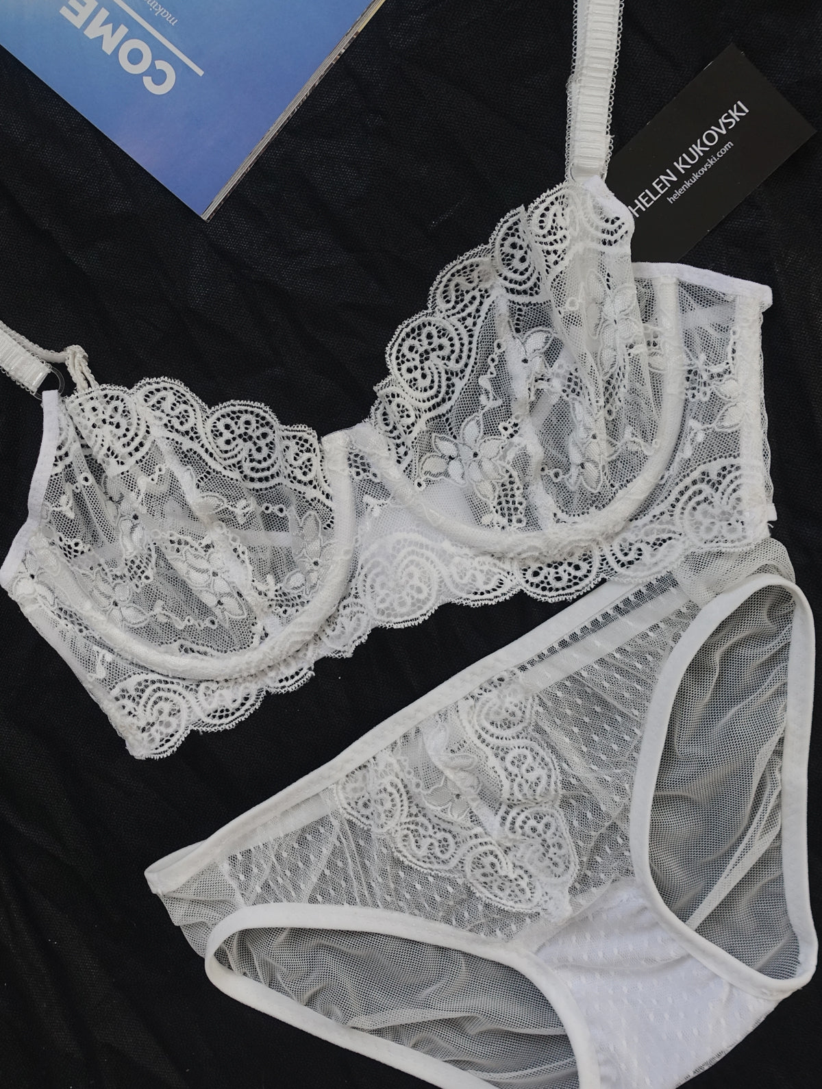 CANDACE bridal ivory white bra