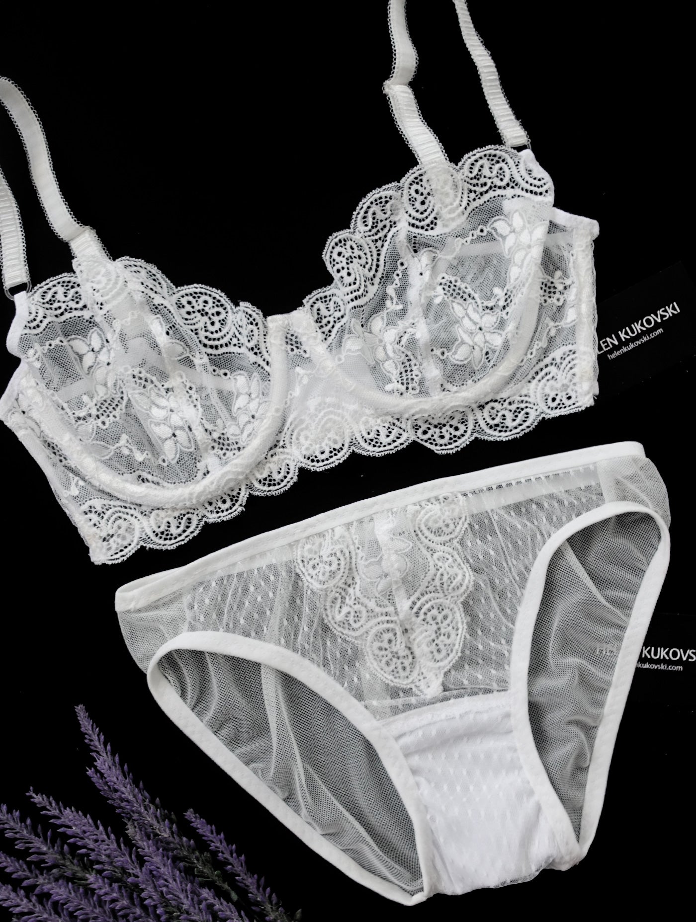 CANDACE bridal ivory white bra