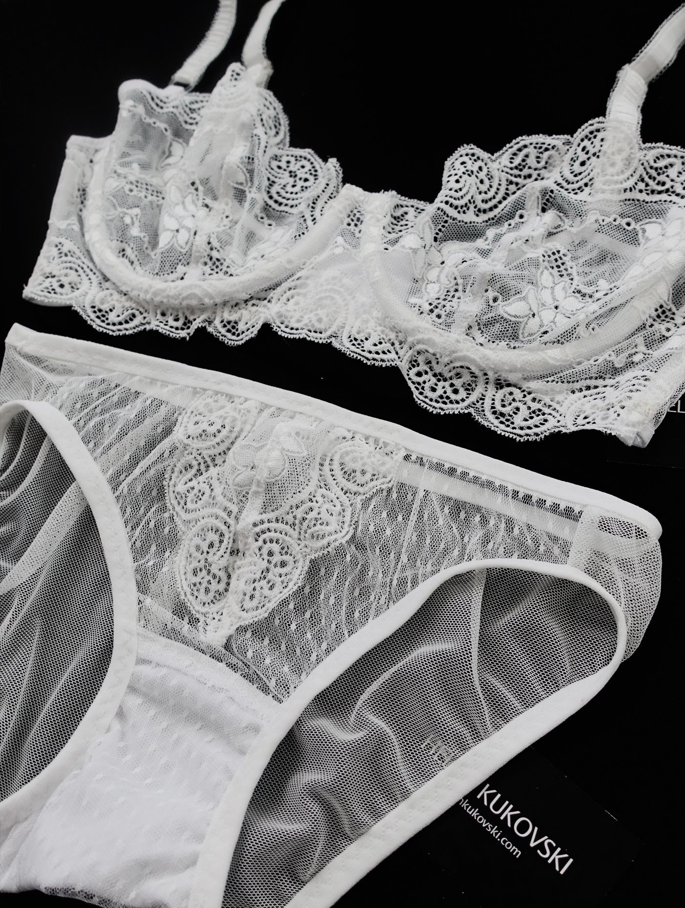 CANDACE bridal ivory white bra