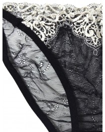 Embroidered lace panties