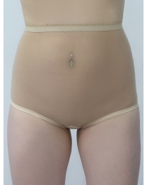 High waisted Violet panties in nude