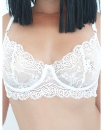 CANDACE bridal ivory white bra