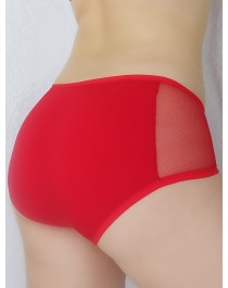 High waisted red Isabella panties