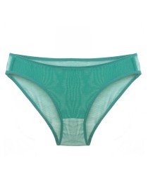 BRIDGET green sheer mesh bikini style panties