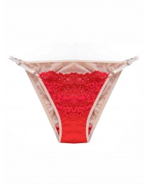 VIRGINIA lace panty in red