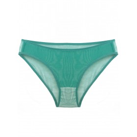BRIDGET green sheer mesh bikini style panties