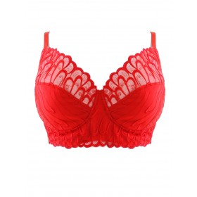 Isabella red lace underwired bra